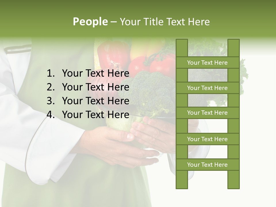 Recipe Nutrition Salad PowerPoint Template