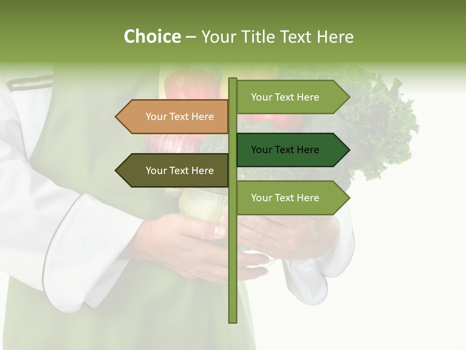 Recipe Nutrition Salad PowerPoint Template