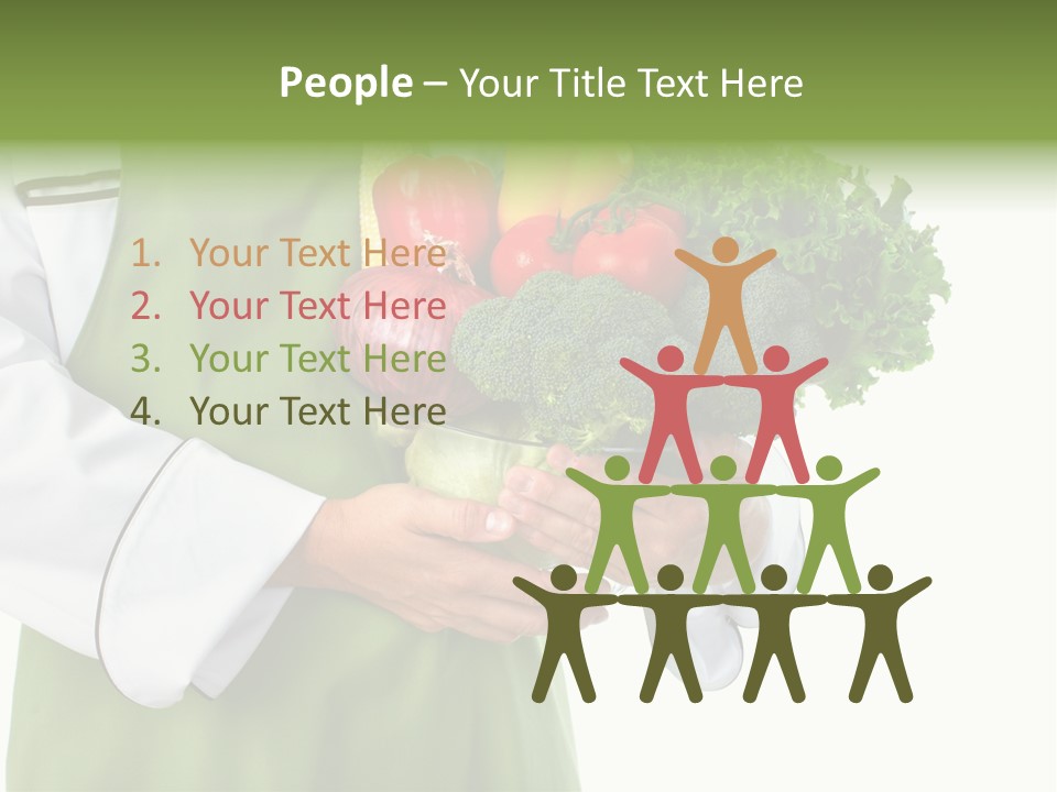 Recipe Nutrition Salad PowerPoint Template