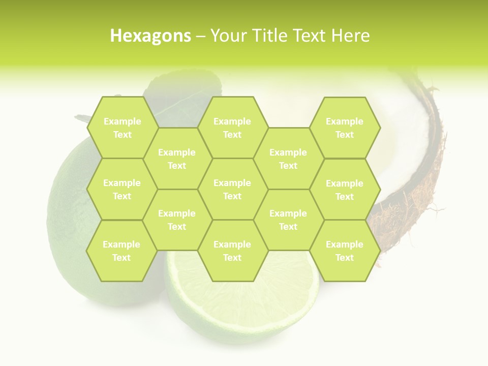 Peel Lime Half PowerPoint Template