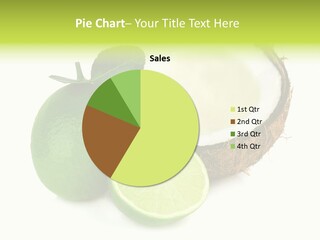 Peel Lime Half PowerPoint Template