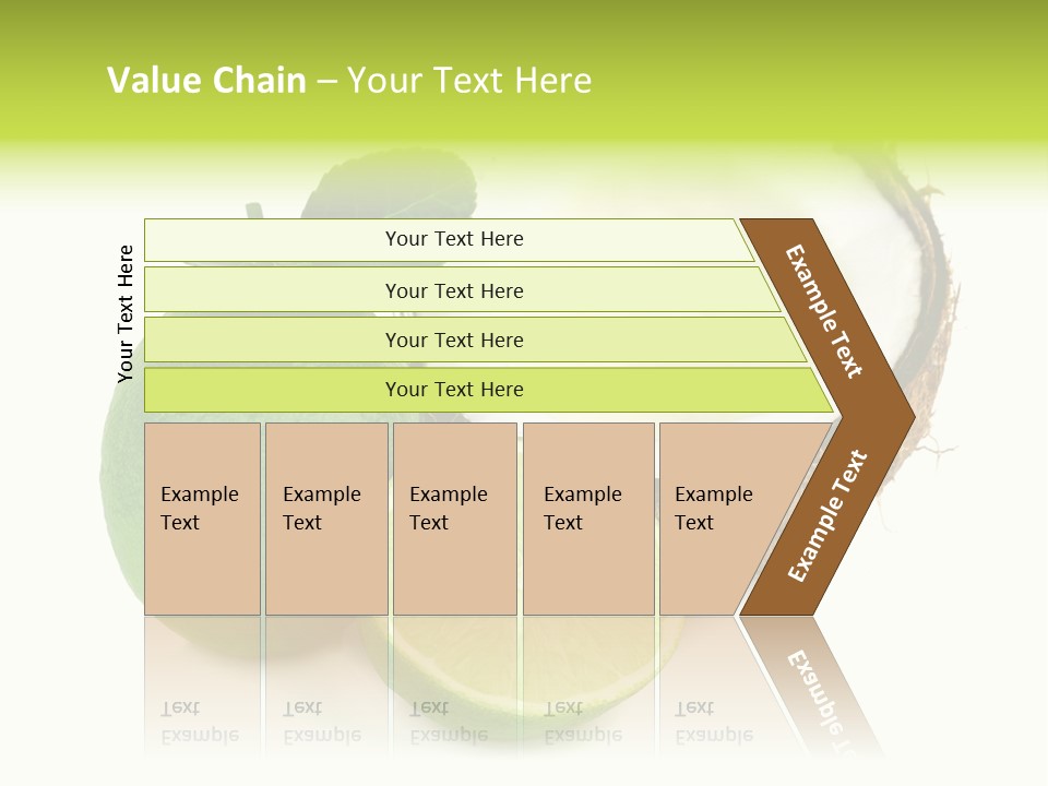 Peel Lime Half PowerPoint Template