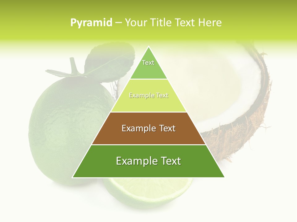 Peel Lime Half PowerPoint Template