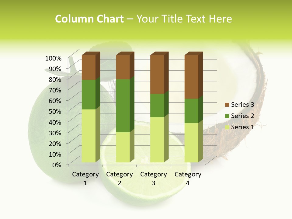 Peel Lime Half PowerPoint Template
