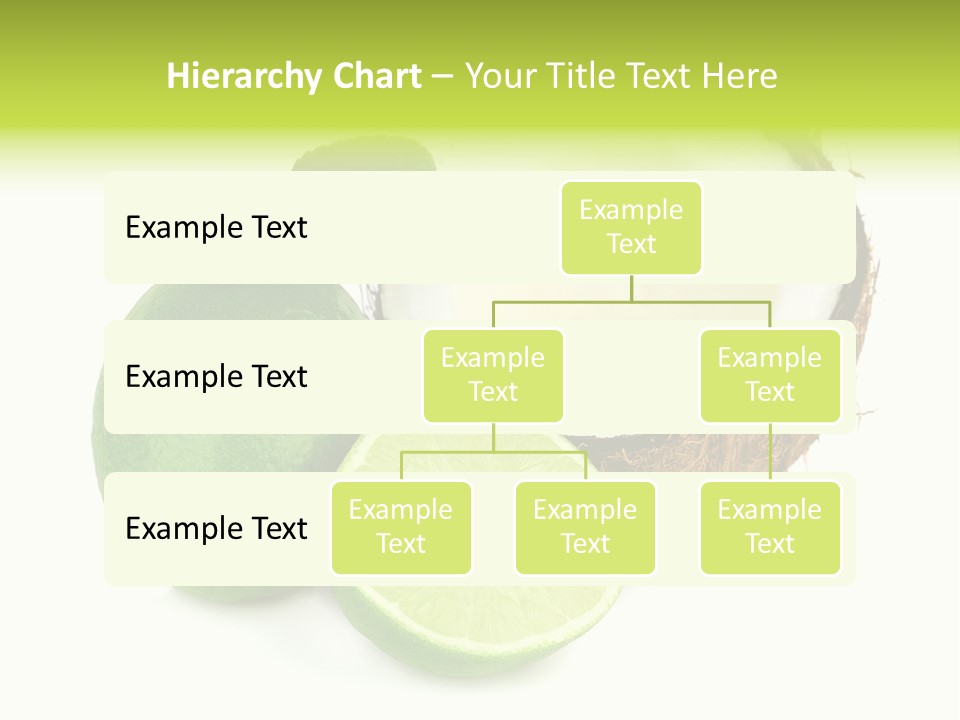 Peel Lime Half PowerPoint Template