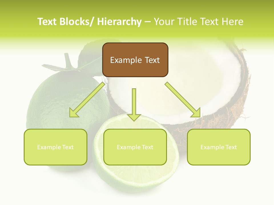 Peel Lime Half PowerPoint Template