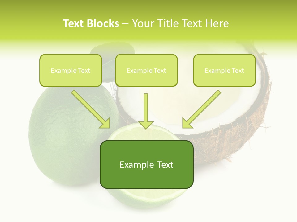 Peel Lime Half PowerPoint Template