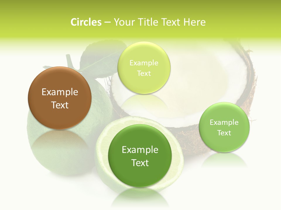 Peel Lime Half PowerPoint Template