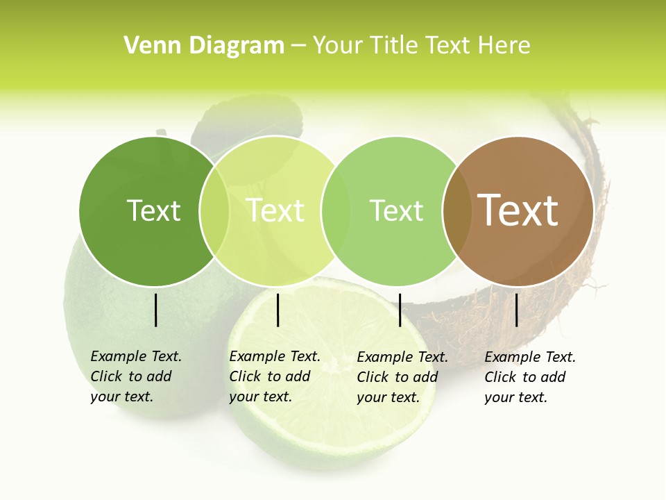 Peel Lime Half PowerPoint Template
