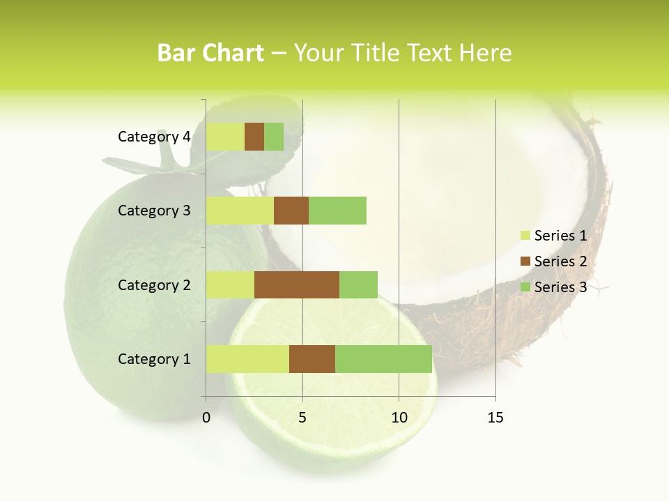 Peel Lime Half PowerPoint Template