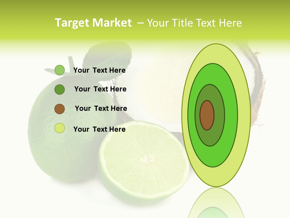 Peel Lime Half PowerPoint Template