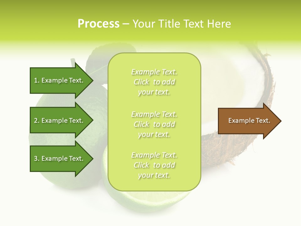 Peel Lime Half PowerPoint Template