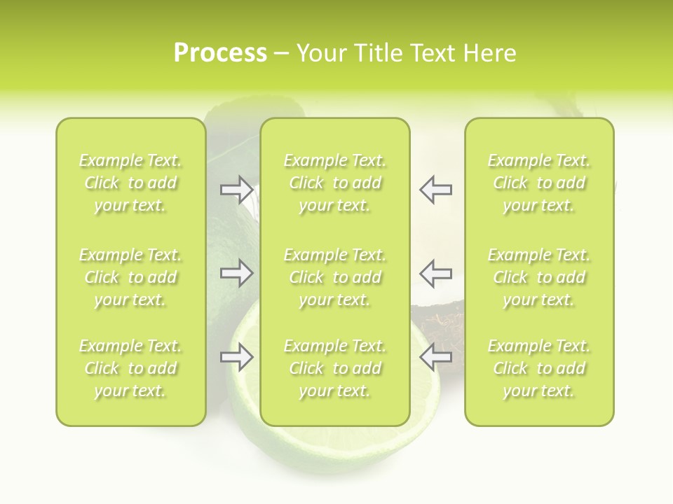 Peel Lime Half PowerPoint Template
