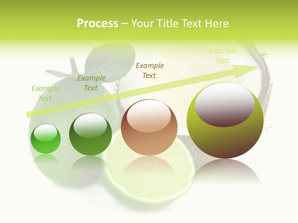 Peel Lime Half PowerPoint Template