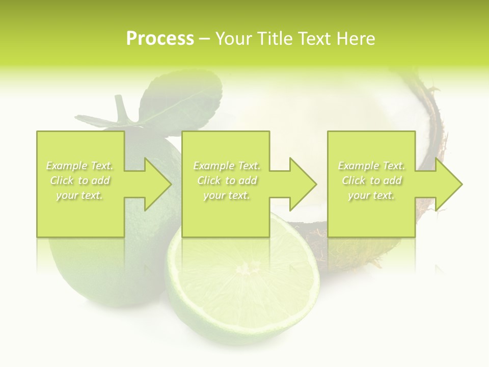 Peel Lime Half PowerPoint Template
