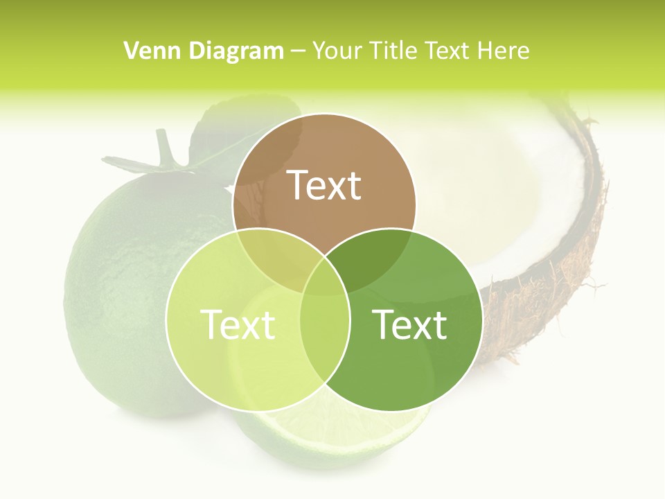 Peel Lime Half PowerPoint Template