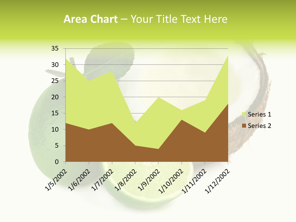 Peel Lime Half PowerPoint Template