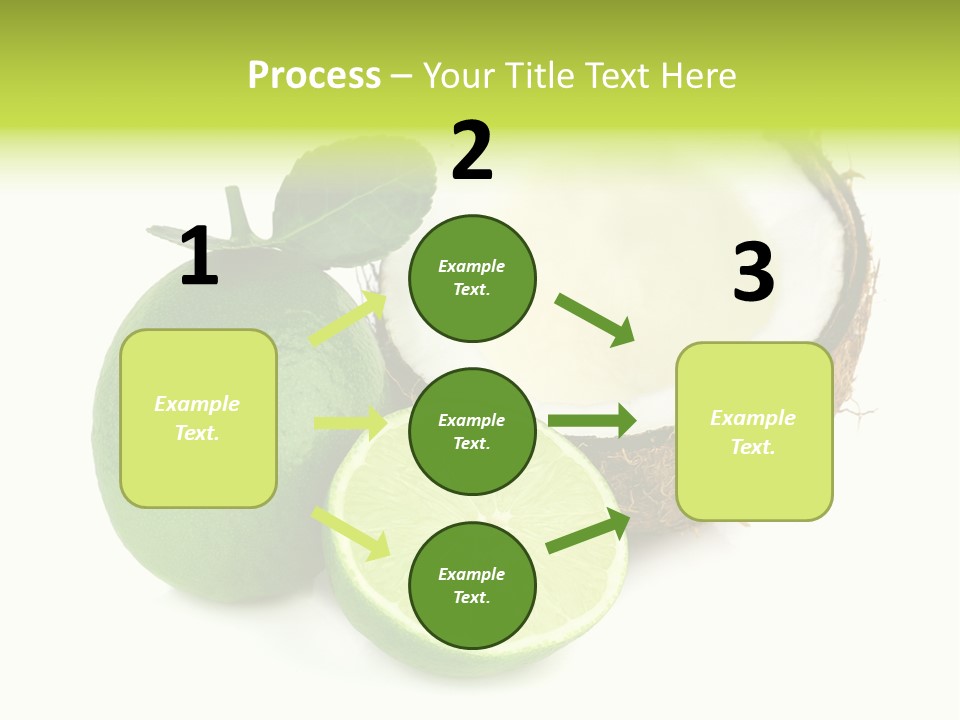 Peel Lime Half PowerPoint Template