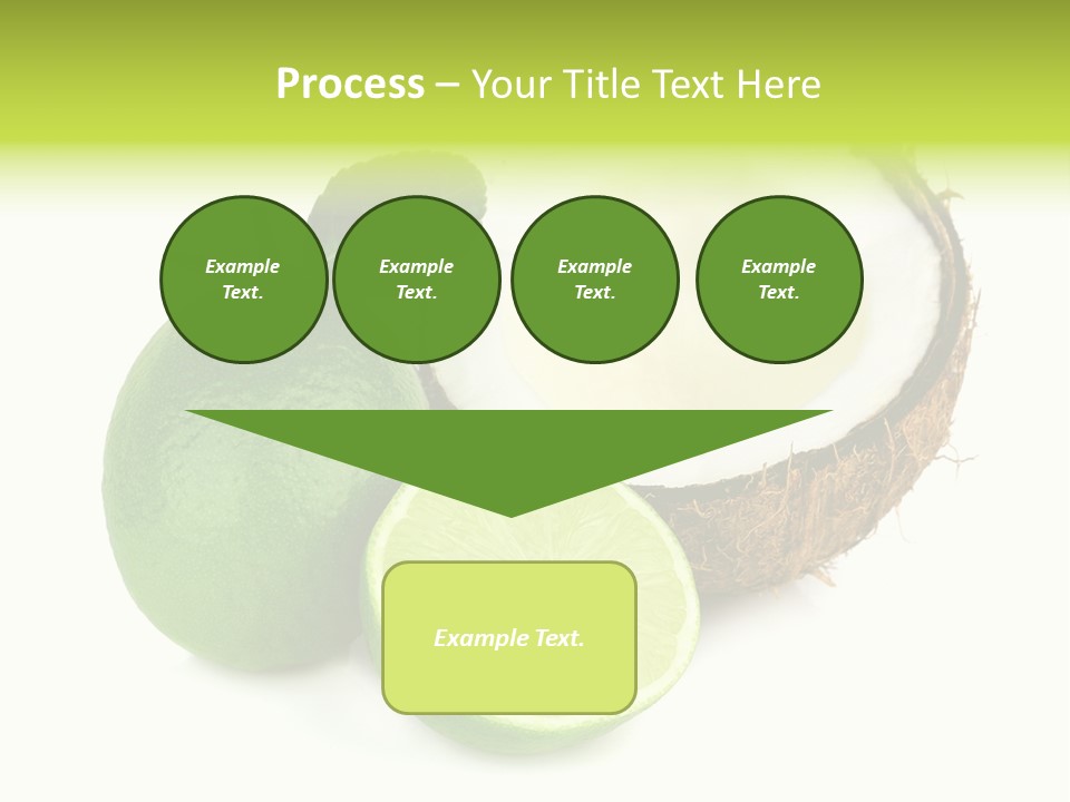 Peel Lime Half PowerPoint Template