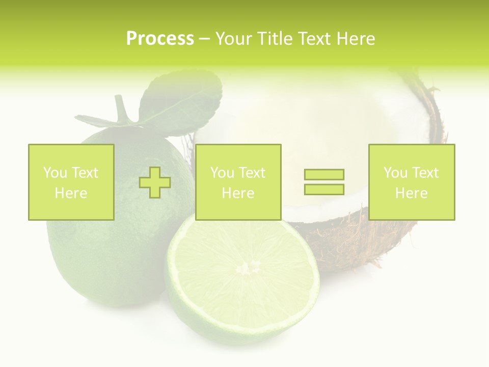 Peel Lime Half PowerPoint Template