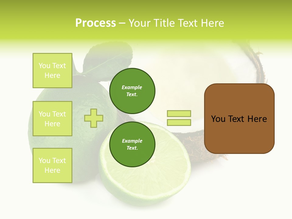 Peel Lime Half PowerPoint Template