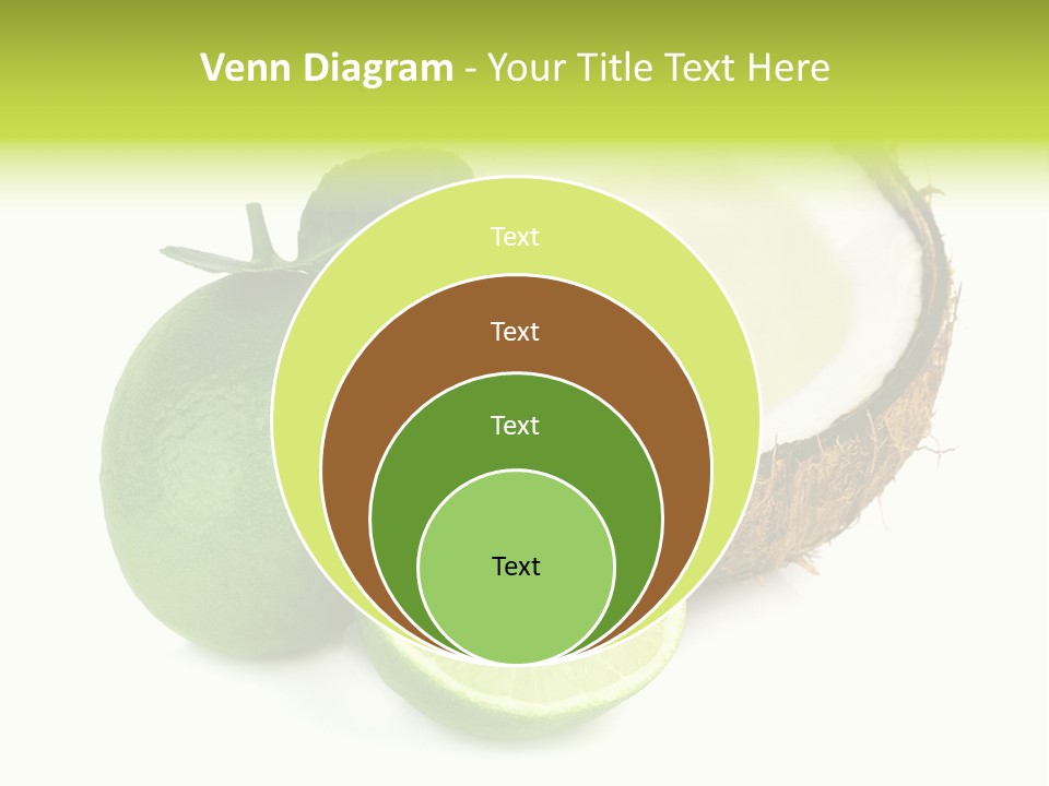 Peel Lime Half PowerPoint Template