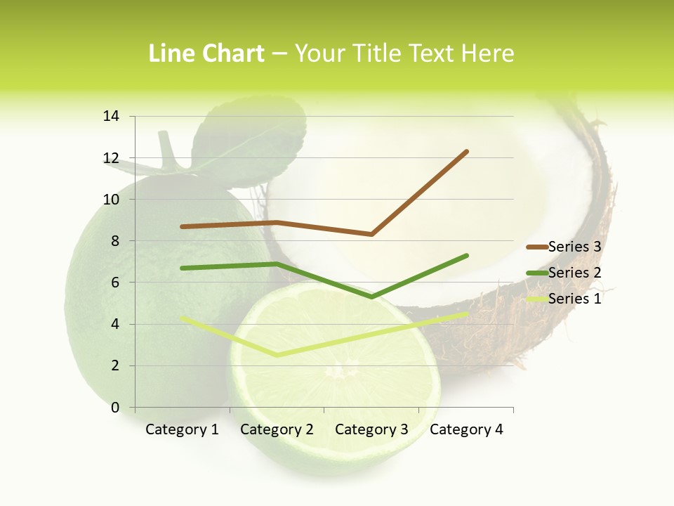 Peel Lime Half PowerPoint Template