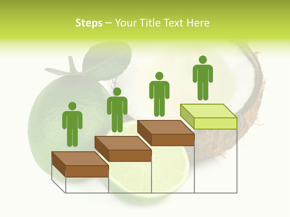 Peel Lime Half PowerPoint Template