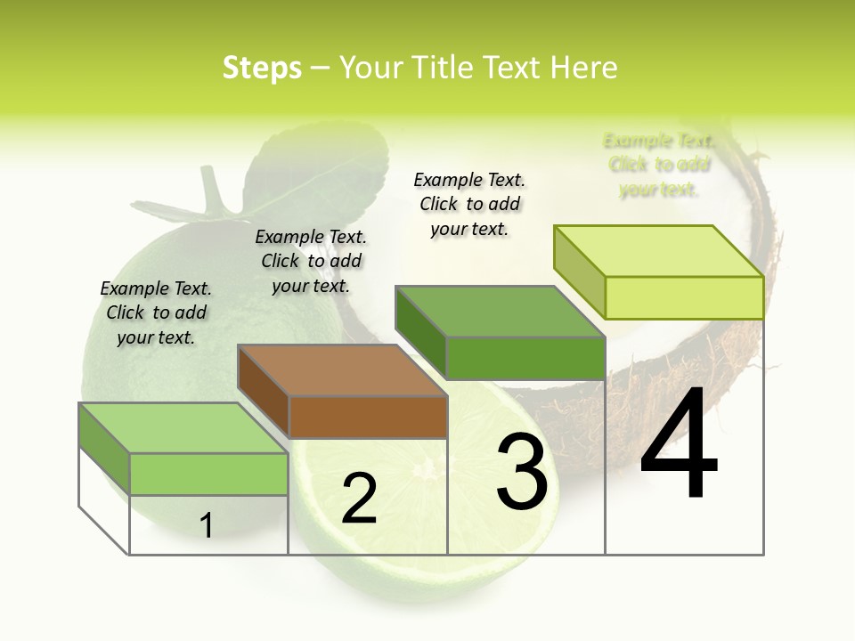Peel Lime Half PowerPoint Template