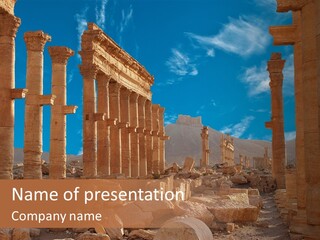 Sunset Arabic Oriental PowerPoint Template