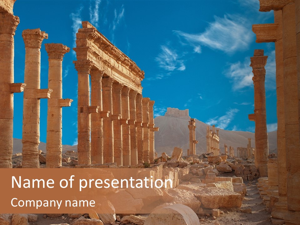 Sunset Arabic Oriental PowerPoint Template