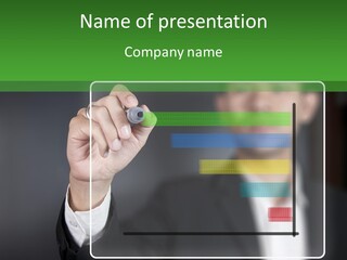 Tracing Pencil Control PowerPoint Template