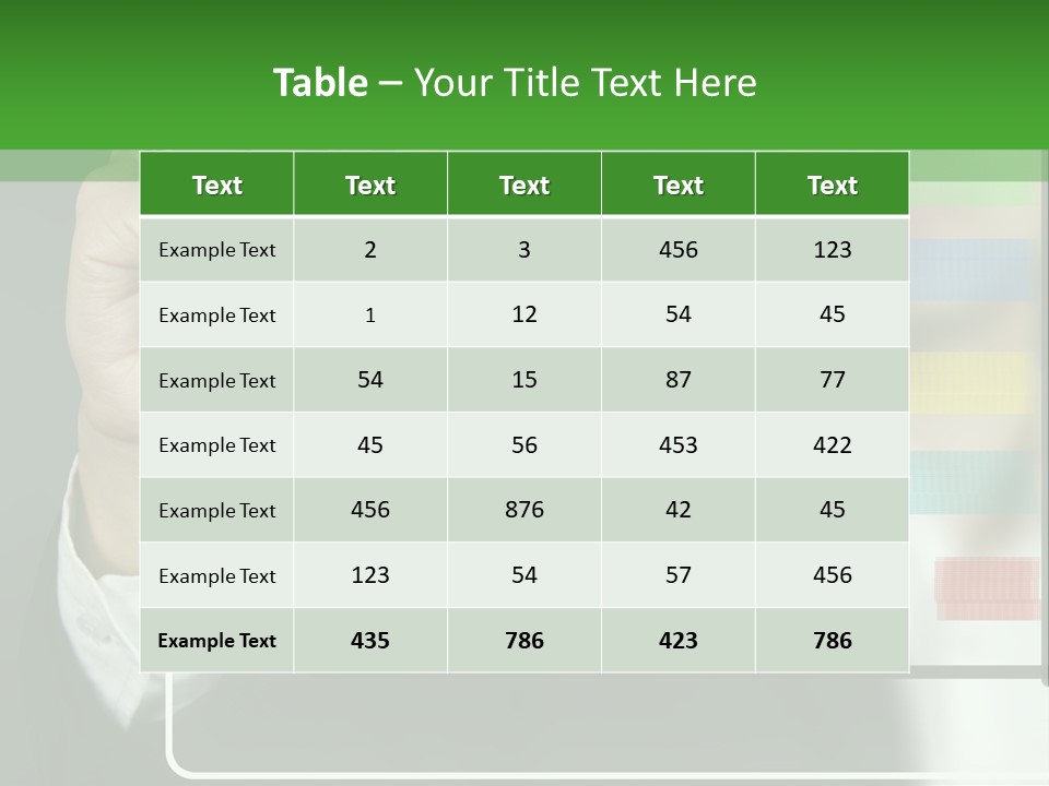 Tracing Pencil Control PowerPoint Template