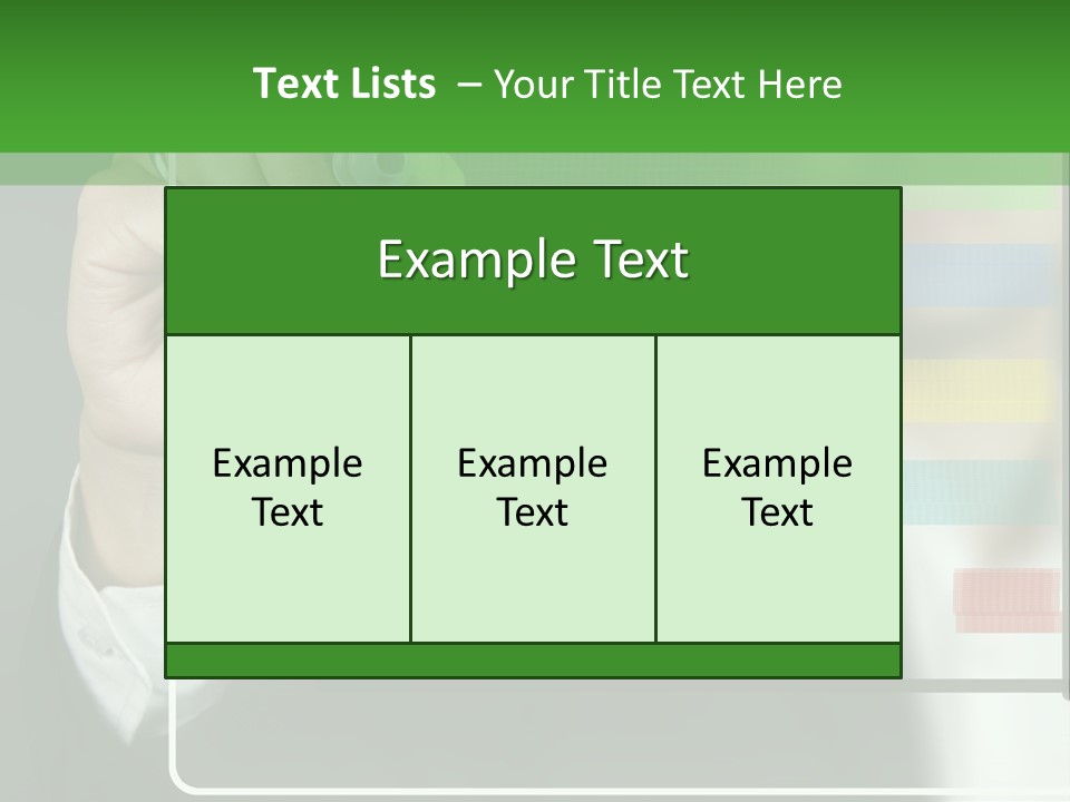 Tracing Pencil Control PowerPoint Template