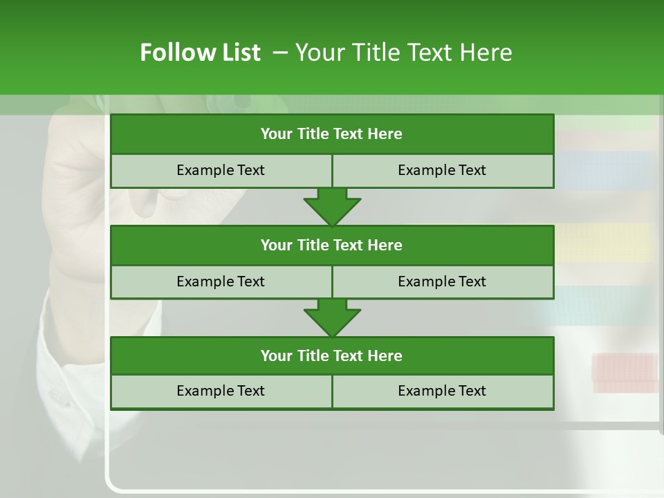 Tracing Pencil Control PowerPoint Template