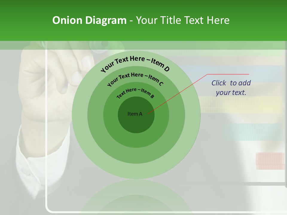 Tracing Pencil Control PowerPoint Template
