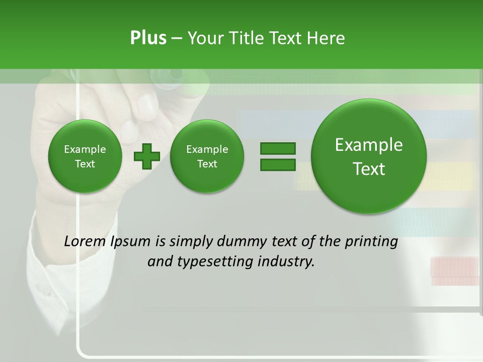 Tracing Pencil Control PowerPoint Template