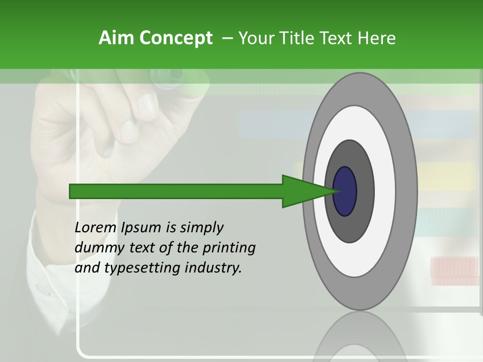 Tracing Pencil Control PowerPoint Template