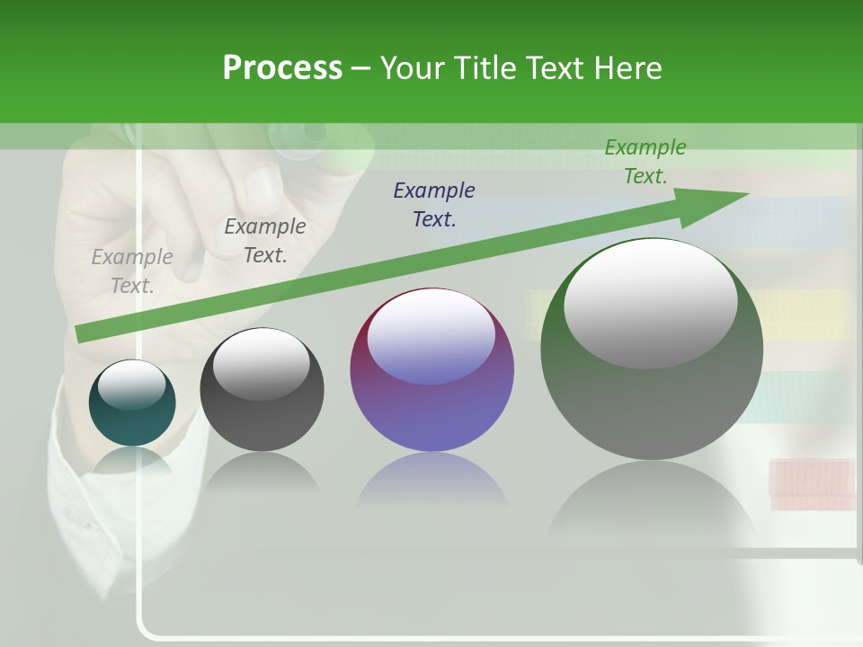 Tracing Pencil Control PowerPoint Template