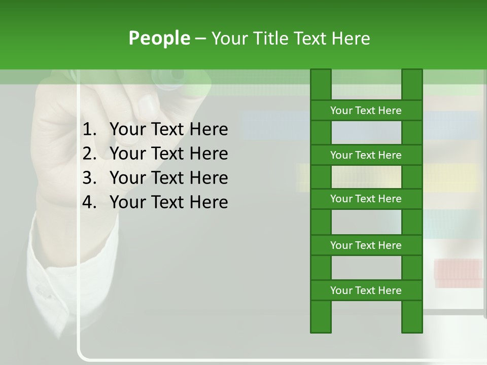 Tracing Pencil Control PowerPoint Template