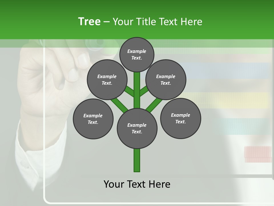 Tracing Pencil Control PowerPoint Template