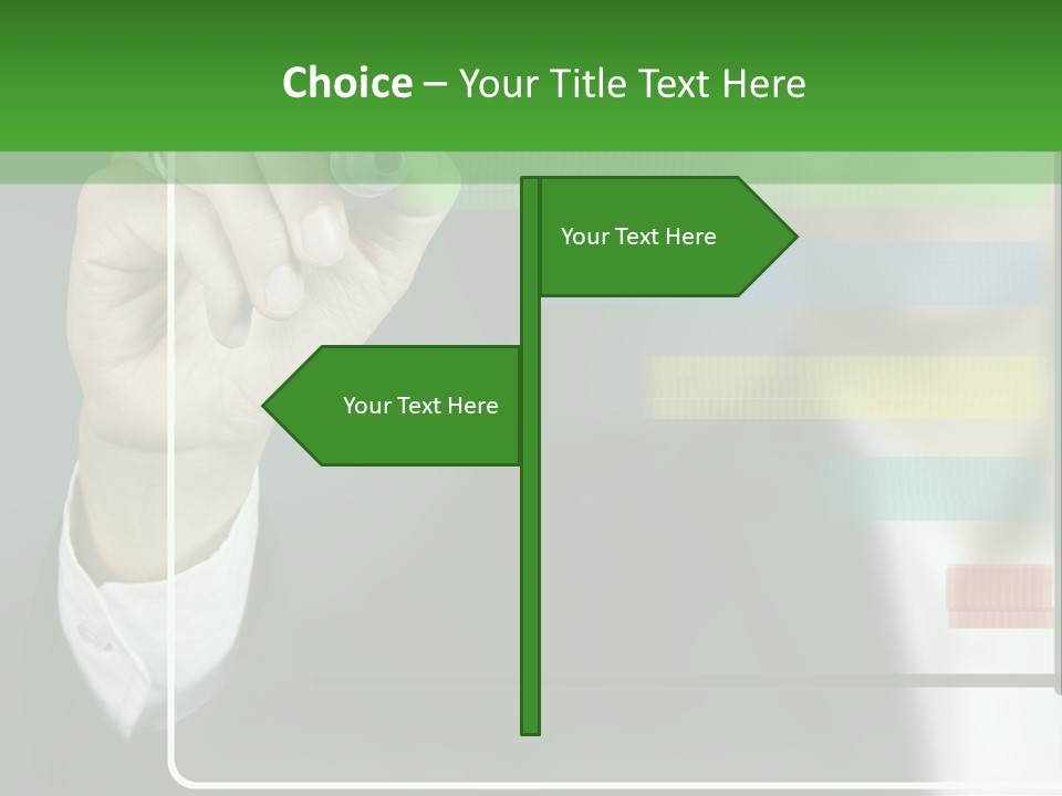 Tracing Pencil Control PowerPoint Template