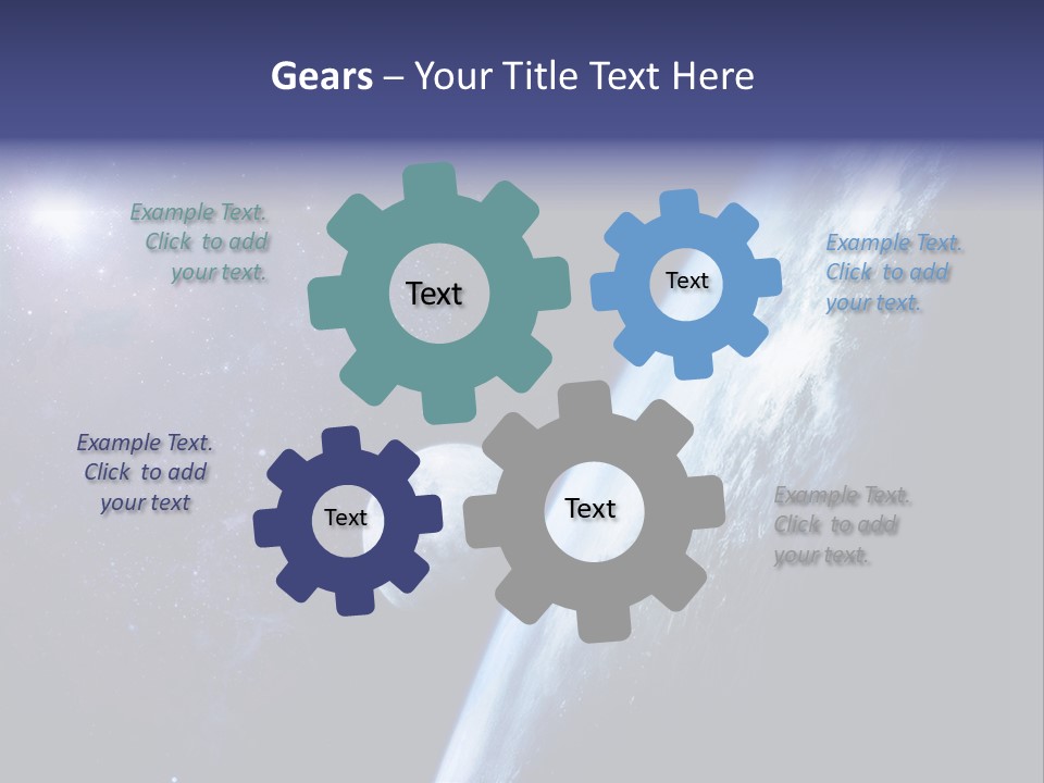 Sun Black Atmosphere PowerPoint Template