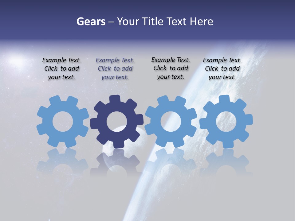 Sun Black Atmosphere PowerPoint Template