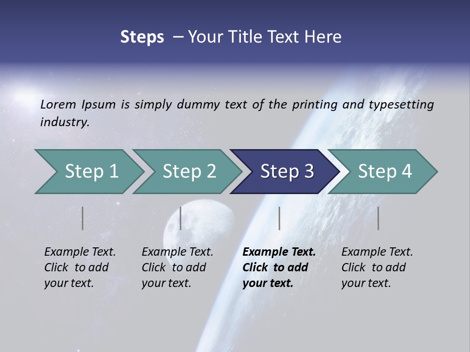 Sun Black Atmosphere PowerPoint Template