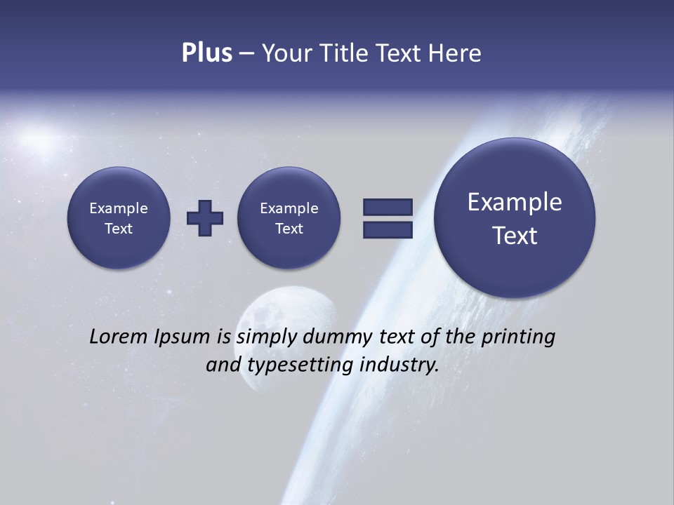 Sun Black Atmosphere PowerPoint Template