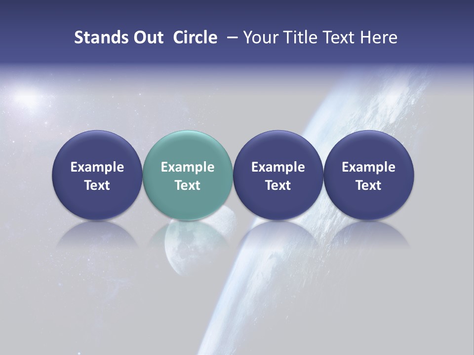 Sun Black Atmosphere PowerPoint Template