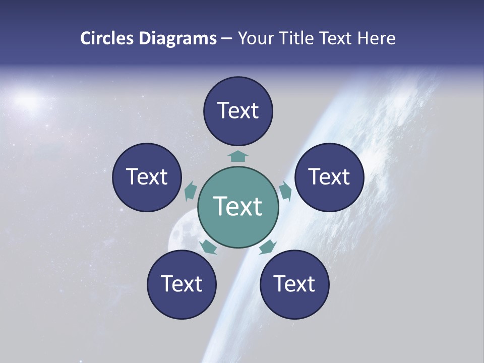 Sun Black Atmosphere PowerPoint Template