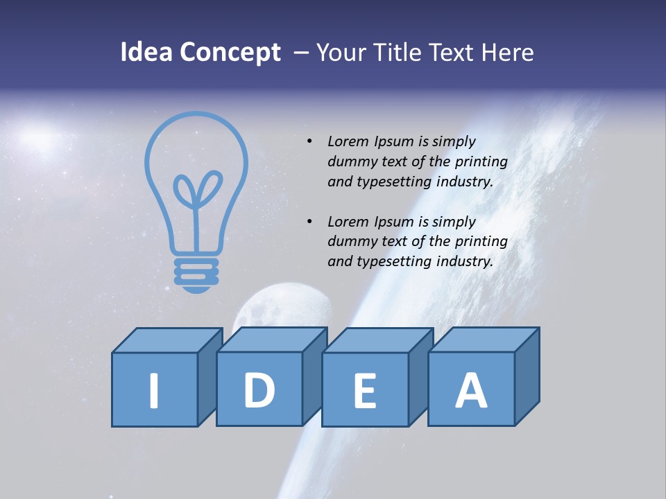 Sun Black Atmosphere PowerPoint Template