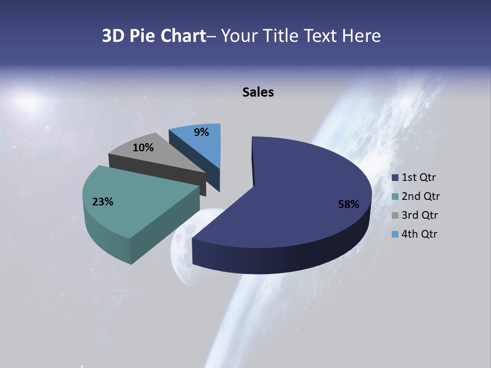 Sun Black Atmosphere PowerPoint Template